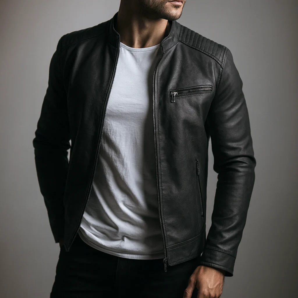 Mario™ | Chaqueta de cuero sintético