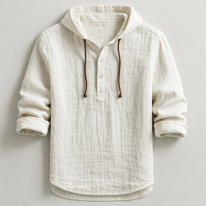 OLIVIA SUR™ | Camisa elegante con capucha