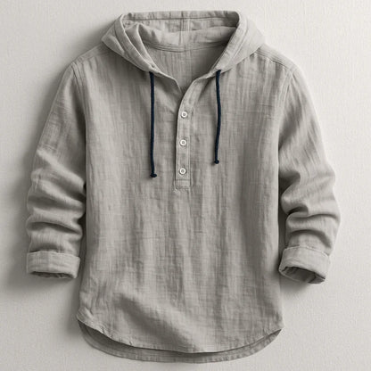 OLIVIA SUR™ | Camisa elegante con capucha