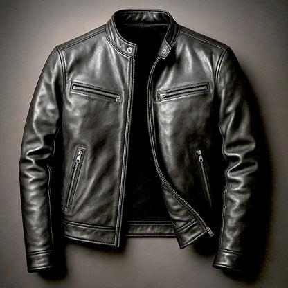 Joaquín™ | Chaqueta de cuero sintético informal