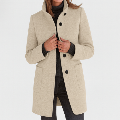 CRISTINA™  | Chaqueta de mujer con cuello alto