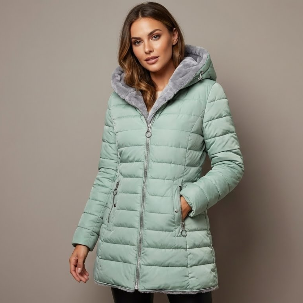 Vanesa I Abrigo de Invierno de Lujo Cálido