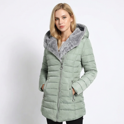 Vanesa I Abrigo de Invierno de Lujo Cálido