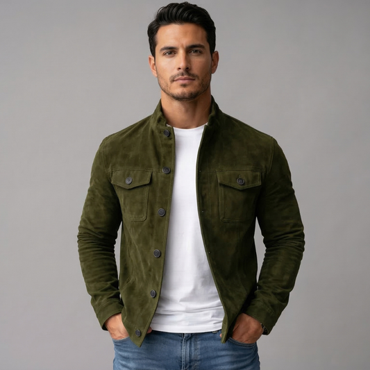 Mateo™ | Chaqueta efecto ante