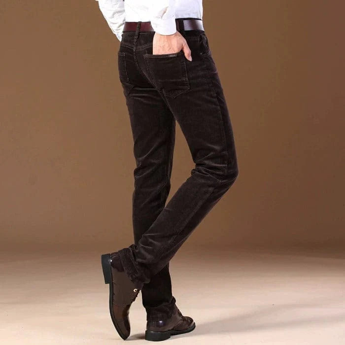 Olivia Sur™ | Pantalones de pana elástica