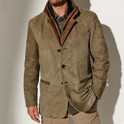 Roberto™ | CHAQUETA VINTAGE DE PIEL SINTÉTICA