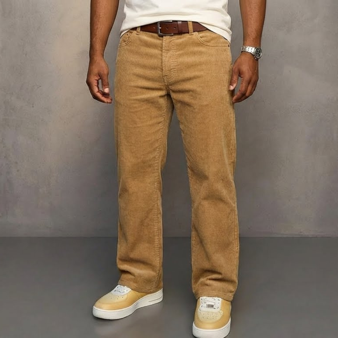 Olivia Sur™ | Pantalones de pana elástica