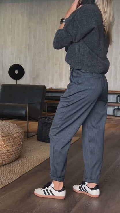 Matilda | Pantalones de rayas elegantes que realzan la figura