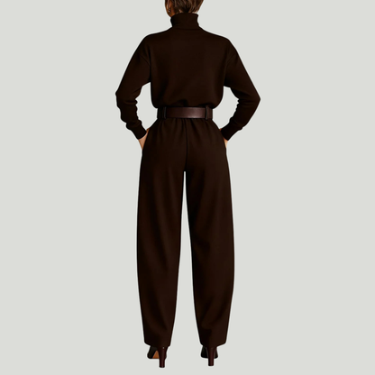 Julia | Conjunto de cuello alto y pantalón recto