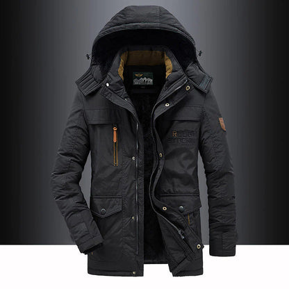 Carlos | Abrigo de invierno cálido para hombre de mezcla de lana premium y forro polar